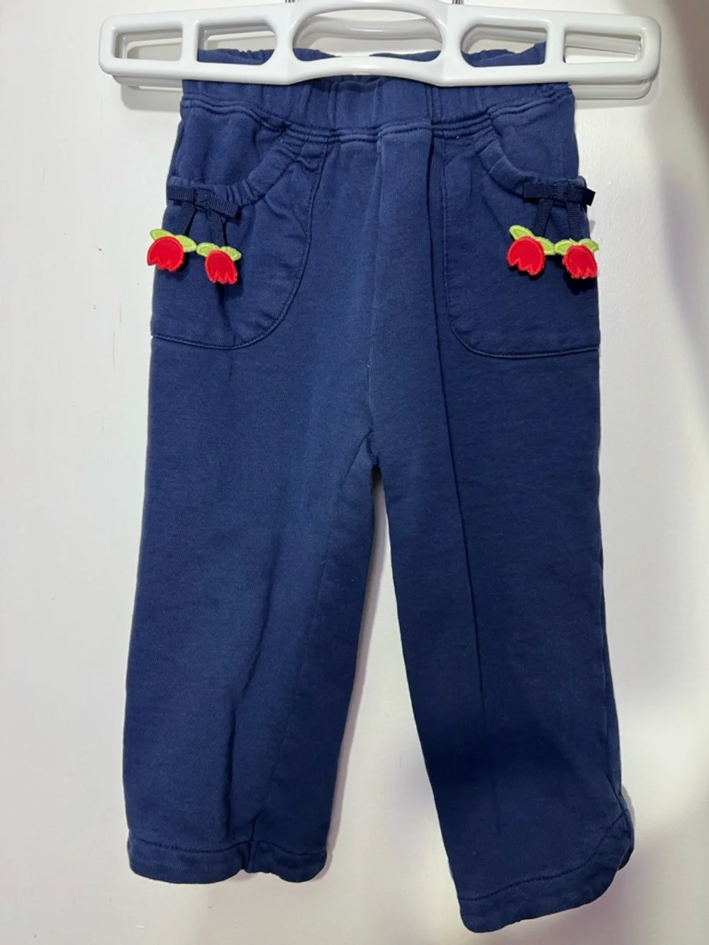 Gymboree Navy Tulip Embroidered Set 2T Sailor Top & Pants